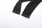 Women Autumn Solid Sexy Hollow-Out Backless Jumpsuit