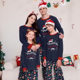 Christmas Family Print Matching Long Sleeve Pajama Homewear Set