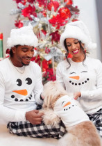 Christmas Family Print Matching Long Sleeve Pajama Homewear Set