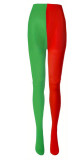 Christmas Women's Holiday Party Costume Prop Tights Sheer Stockings