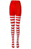 Christmas Women's Holiday Party Costume Prop Tights Sheer Stockings