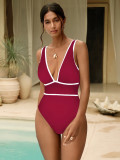 Women's Low Back Sexy Slim Fit One-Piece Swimsuit