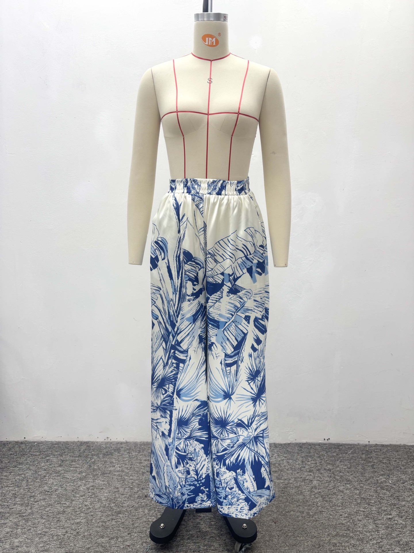 Plus Size Women's African Casual Slim Fit Chic Elegant Turndown Collar Printed Shirt Pants Two-Piece Set