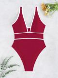 Women's Low Back Sexy Slim Fit One-Piece Swimsuit
