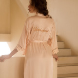 Women Bride/Bridesmaid Lace Wedding Robe