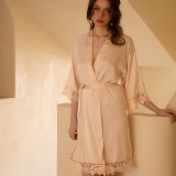 Women Bride/Bridesmaid Lace Wedding Robe