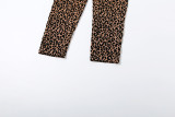 Women Autumn Printed Sleeveless Backless Jumpsuit