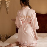 Women Bride/Bridesmaid Lace Wedding Robe