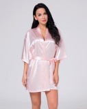 Women Sexy Lace Wedding Robe