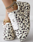 Women Casual Leopard Print Shoes