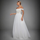 Low Back Sexy Summer Cocktail Party Evening Gown