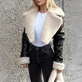 Winter Faux Fur Fleece Short Jacket