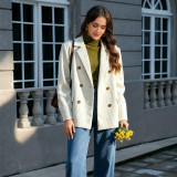 Women Spring/Autumn Casual Corduroy Blazer