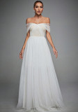 Low Back Sexy Summer Cocktail Party Evening Gown