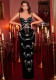 Sequin Strap Bandage Long Evening Gown