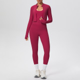 Tight-Fitting Drawstring Halter Neck Tank and Jogger Three-Piece Set