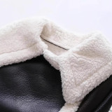 Winter Faux Fur Fleece Short Jacket