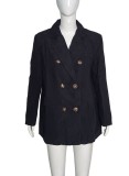 Women Spring/Autumn Casual Corduroy Blazer