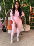 Women Solid Top and Pant Two-Piece Set