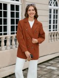 Women Spring/Autumn Casual Corduroy Blazer