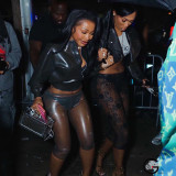 Women Sexy Tight-Fitting See-Through Stretchy Pants