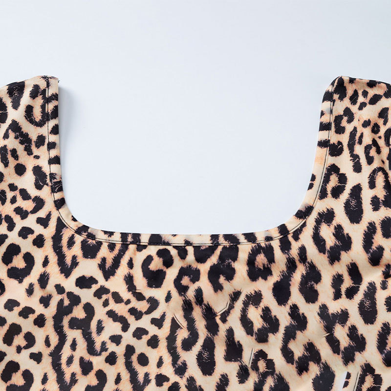 Autumn Women Printed Long-Sleeve Top & Bell Bottom Pants Set Fashion Casual Outfit