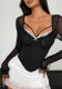 Sexy See-Through Mesh and Lace Boned Bustier