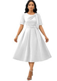 Women Sexy Round Neck Dress