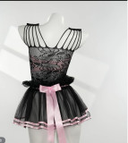 Sheer Lace Bridal Lingerie Wedding Nightdress Role Play Costume