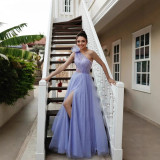 Winter Slim Fit Lace Formal Party Gown（Processing time need 3-6 days）