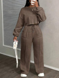 Women Casual Top and Pants Two-Piece Set