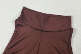 Chic Women's Slim Waist Round Neck Sleeveless Solid A-Line Long Dress