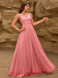 Women Elegant Sequin Patchwork Mesh Double-Neck Sleeveless Party Maxi Dress