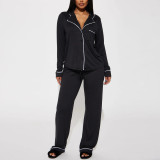Women's Autumn/Winter Long Sleeve Shirt & Pants Homewear Set