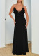 Women Sexy Patchwork Backless Formal Party Maxi Dress