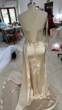 Women's Structured Boned Slim Waist Luxury Evening Gown