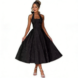 Women's Luxury Chic Slim Fit Bow High Waist Prom Evening Gown