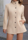 Autumn & Winter Women's Casual Solid Color Long Sleeve Blazer Jacket