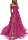 Women's Sexy Long Elegant Black Slim Fit Prom Dress