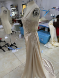 Women's Structured Boned Slim Waist Luxury Evening Gown