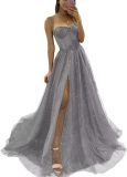 Women's Sexy Long Elegant Black Slim Fit Prom Dress