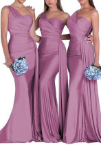 Women's Mermaid Bridesmaid Evening Gown