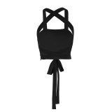 Women Summer Sexy Tie-Up Tank Top