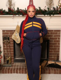 Women Spring/Autumn Casual Top and Pant Two-Piece Set