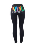 Women's Sexy Tight-Fitting Printed Pattern Yoga Pants