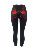Women's Sexy Tight-Fitting Printed Pattern Yoga Pants