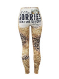 Women's Sexy Tight-Fitting Printed Pattern Yoga Pants