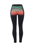Women's Sexy Tight-Fitting Printed Pattern Yoga Pants