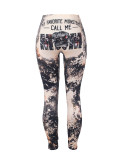 Women's Sexy Tight-Fitting Printed Pattern Yoga Pants