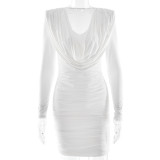 Women's Fall/Winter V-Neck Sexy Chic Bodycon Mini Dress